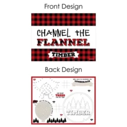 Big Dot Of Happiness Lumberjack - Channel The Flannel - Paper Buffalo Plaid Birthday Party Coloring Sheets - Activity Placemats - Set Of 16 -Aurora Party Sales GUEST 97f9119d d120 4f53 9607 bf9a1ed90033