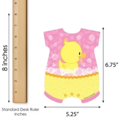 Big Dot Of Happiness Pink Ducky Duck - Picture Bingo Cards And Markers - Baby Shower Shaped Bingo Game - Set Of 18 -Aurora Party Sales GUEST 980b647a 6efe 49b1 accd 9d67a4104dd3