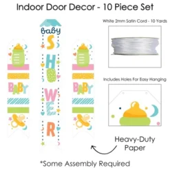 Big Dot Of Happiness Colorful Baby Shower - Hanging Vertical Paper Door Banners - Gender Neutral Party Wall Decoration Kit - Indoor Door Decor -Aurora Party Sales GUEST 982ba785 78f6 46f2 90ad 96571762f892