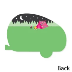 Big Dot Of Happiness Let's Go Glamping - Shaped Thank You Cards - Camp Glamp Party Or Birthday Party Thank You Note Cards With Envelopes - Set Of 12 -Aurora Party Sales GUEST 99291246 9e4d 4c1a b756 e5b227a4c3bf