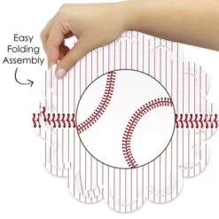 Big Dot Of Happiness Batter Up - Baseball - Baby Shower Or Birthday Party Round Table Decorations - Paper Chargers - Place Setting For 12 -Aurora Party Sales GUEST 99355922 6396 44e6 8997 77ea8c063ba6