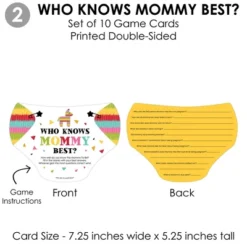 Big Dot Of Happiness Let's Fiesta - 4 Baby Shower Games - 10 Cards Each - Gamerific Bundle 9 Big Dot Of Happiness Let's Fiesta - 4 Baby Shower Games - 10 Cards Each - Gamerific Bundle -Aurora Party Sales GUEST 99f661d0 aab5 4d42 970b 021a9c6dee87