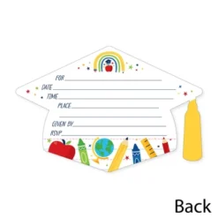 Big Dot Of Happiness Elementary Grad - Shaped Fill-In Invitations - Kids Graduation Party Invitation Cards With Envelopes - Set Of 12 7 Big Dot Of Happiness Elementary Grad - Shaped Fill-In Invitations - Kids Graduation Party Invitation Cards With Envelopes - Set Of 12 -Aurora Party Sales GUEST 9a388b69 f155 467c b30f 05c1a52bed0c