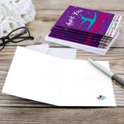 Big Dot Of Happiness Tumble, Flip & Twirl - Gymnastics - Birthday Party Or Gymnast Party Thank You Cards (8 Count) -Aurora Party Sales GUEST 9accb40e 25b2 42e3 addd 32680d9571bb