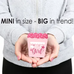 Big Dot Of Happiness It's A Girl - Party Mini Favor Boxes - Pink Baby Shower Treat Candy Boxes - Set Of 12 -Aurora Party Sales GUEST 9af65a08 9dc2 41fb a8fb 9daa605a7125