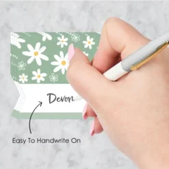 Big Dot Of Happiness Sage Green Daisy Flowers - Floral Party Tent Buffet Card - Table Setting Name Place Cards - Set Of 24 10 Big Dot Of Happiness Sage Green Daisy Flowers - Floral Party Tent Buffet Card - Table Setting Name Place Cards - Set Of 24 -Aurora Party Sales GUEST 9bd5b6b7 bf1b 440f b16f dc0c25aad923