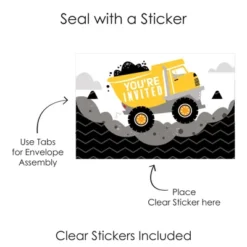 Big Dot Of Happiness Dig It - Construction Party Zone - Fill-In Cards - Baby Shower Or Birthday Party Fold And Send Invitations - Set Of 8 -Aurora Party Sales GUEST 9cd86a91 c7c8 41b8 970c 0029a67865c7