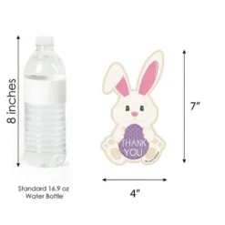 Big Dot Of Happiness Hippity Hoppity - Shaped Thank You Cards - Easter Bunny Party Thank You Note Cards With Envelopes - Set Of 12 -Aurora Party Sales GUEST 9d1643c5 3964 4a5d b7c0 7a1e396d3897