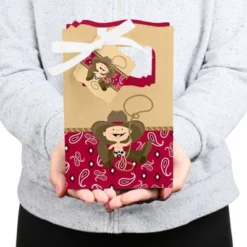 Big Dot Of Happiness Little Cowboy - Western Baby Shower Or Birthday Party Favor Boxes - Set Of 12 6 Big Dot Of Happiness Little Cowboy - Western Baby Shower Or Birthday Party Favor Boxes - Set Of 12 -Aurora Party Sales GUEST 9d1a6197 8c3d 4150 9ca2 5a88033595a9