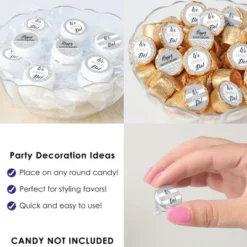 Big Dot Of Happiness We Still Do - Wedding Anniversary - Anniversary Party Small Round Candy Stickers - Party Favor Labels - 324 Count -Aurora Party Sales GUEST 9e08bccd 2a23 4b4f b70b 72a46fec28e3