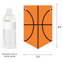 Big Dot Of Happiness Nothin' But Net - Basketball - Baby Shower Bunting Banner - Sports Party Decorations - Welcome Baby