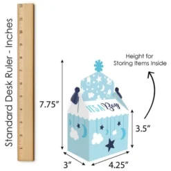 Big Dot Of Happiness It's A Boy - Treat Box Party Favors - Blue Baby Shower Goodie Gable Boxes - Set Of 12 -Aurora Party Sales GUEST a054cf2e 0307 4862 abbf cb798fdcdbed