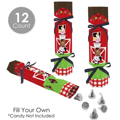 Big Dot Of Happiness Farm Animals - No Snap Barnyard Baby Shower Or Birthday Party Table Favors - DIY Cracker Boxes - Set Of 12 2 Big Dot Of Happiness Farm Animals - No Snap Barnyard Baby Shower Or Birthday Party Table Favors - DIY Cracker Boxes - Set Of 12 - Image 2