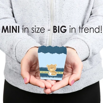 Big Dot Of Happiness Boy Baby Teddy Bear - Party Mini Favor Boxes - Baby Shower Or Birthday Party Treat Candy Boxes - Set Of 12 3 Big Dot Of Happiness Boy Baby Teddy Bear - Party Mini Favor Boxes - Baby Shower Or Birthday Party Treat Candy Boxes - Set Of 12 - Image 3