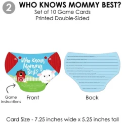 Big Dot Of Happiness Farm Animals - 4 Barnyard Baby Shower Games - 10 Cards Each - Gamerific Bundle -Aurora Party Sales GUEST a15712fc 97dd 48f4 98ce e506ffadb38c