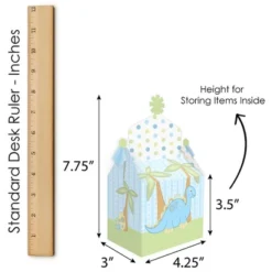Big Dot Of Happiness Baby Boy Dinosaur - Treat Box Party Favors - Baby Shower Or Birthday Party Goodie Gable Boxes - Set Of 12 -Aurora Party Sales GUEST a1d0c838 8426 4026 bb88 e3a476d7ab77