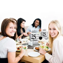 Big Dot Of Happiness We Still Do - 25th Wedding Anniversary - Table Decorations - Anniversary Party Fold And Flare Centerpieces - 10 Count -Aurora Party Sales GUEST a2705f6f 8f20 45df b9a0 f82e64aa88cf