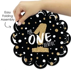 Big Dot Of Happiness 1st Birthday Little Mr. Onederful - Boy First Birthday Party Round Table Decorations - Paper Chargers - Place Setting For 12 8 Big Dot Of Happiness 1st Birthday Little Mr. Onederful - Boy First Birthday Party Round Table Decorations - Paper Chargers - Place Setting For 12 -Aurora Party Sales GUEST a2bbfb89 945e 4f84 acef 1561ab34aff5