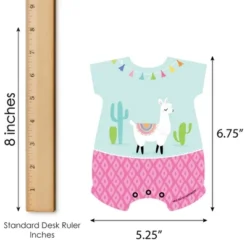 Big Dot Of Happiness Whole Llama Fun - Picture Bingo Cards And Markers - Llama Fiesta Baby Shower Shaped Bingo Game - Set Of 18 -Aurora Party Sales GUEST a3024052 4f6e 4ba4 8398 c9ae878eefd4