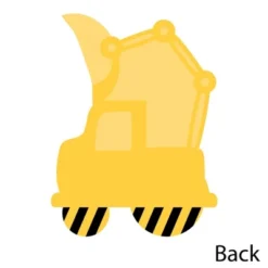 Big Dot Of Happiness Construction Truck - Shaped Thank You Cards - Baby Shower Or Birthday Party Thank You Note Cards With Envelopes - Set Of 12 -Aurora Party Sales GUEST a36de4cd 5de9 448d a267 ee8b738a6bdd