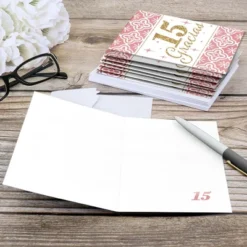 Big Dot Of Happiness Mis Quince Anos - Quinceanera Sweet 15 Birthday Party Thank You Cards (8 Count) -Aurora Party Sales GUEST a474a04a 543c 49d6 a852 aabb52fbf6be