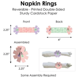 Big Dot Of Happiness Pajama Slumber Party - Girls Sleepover Birthday Party Paper Charger And Table Decorations - Chargerific Kit - Place Setting For 8 -Aurora Party Sales GUEST a480c1e5 1f00 4331 a6f0 629e46de4f57