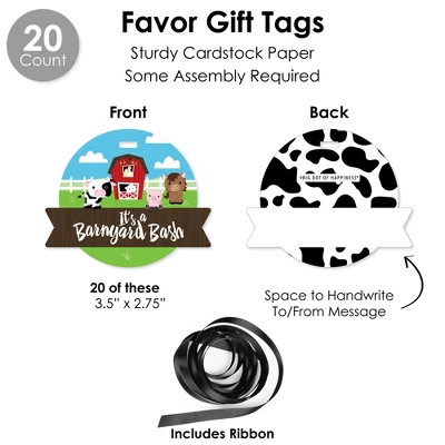 Big Dot Of Happiness Farm Animals - Barnyard Baby Shower Or Birthday Party Favors And Cupcake Kit - Fabulous Favor Party Pack - 100 Pieces 5 Big Dot Of Happiness Farm Animals - Barnyard Baby Shower Or Birthday Party Favors And Cupcake Kit - Fabulous Favor Party Pack - 100 Pieces - Image 5