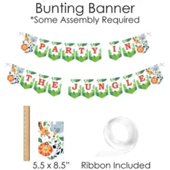 Big Dot Of Happiness Jungle Party Animals - Banner And Photo Booth Decor - Safari Zoo Birthday Party Or Baby Shower Supplies Kit - Doterrific Bundle -Aurora Party Sales GUEST a54ce34b 609b 4f9a 8703 5646686029b4