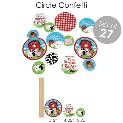 Big Dot Of Happiness Farm Animals - Barnyard Baby Shower Or Birthday Party Supplies - Banner Decoration Kit - Fundle Bundle 5 Big Dot Of Happiness Farm Animals - Barnyard Baby Shower Or Birthday Party Supplies - Banner Decoration Kit - Fundle Bundle - Image 5