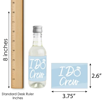 Big Dot Of Happiness Dusty Blue Elegantly Simple - Mini Wine & Champagne Bottle Label Stickers - Wedding Or Bridal Shower Guest Party Favor Gift 16 Ct 5 Big Dot Of Happiness Dusty Blue Elegantly Simple - Mini Wine & Champagne Bottle Label Stickers - Wedding Or Bridal Shower Guest Party Favor Gift 16 Ct - Image 5