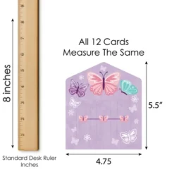 Big Dot Of Happiness Beautiful Butterfly - Floral Baby Shower Or Birthday Party Game Pickle Cards - Pull Tabs 3-in-a-Row - Set Of 12 -Aurora Party Sales GUEST a62f7251 6e75 4e71 b5fb 5b82865e4267