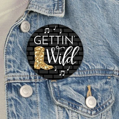 Big Dot Of Happiness Nash Bash - 3 Inch Nashville Bachelorette Party Badge - Pinback Buttons - Set Of 8 2 Big Dot Of Happiness Nash Bash - 3 Inch Nashville Bachelorette Party Badge - Pinback Buttons - Set Of 8 - Image 2