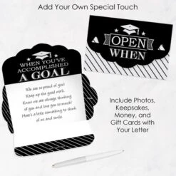 Big Dot Of Happiness Graduation Cheers - High School Or College Grad Cards Gift Box Kit - Open When Letters - Set Of 8 -Aurora Party Sales GUEST a6de636f cc4c 493f b45a 180b53954209