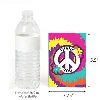 Big Dot Of Happiness 60's Hippie - 1960s Groovy Party Thank You Cards (8 Count) 2 Big Dot Of Happiness 60's Hippie - 1960s Groovy Party Thank You Cards (8 Count) - Image 2