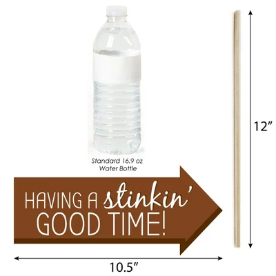 Big Dot Of Happiness Funny Oh Crap, You're Old - Poop Birthday Party Photo Booth Props Kit - 10 Piece 2 Big Dot Of Happiness Funny Oh Crap, You're Old - Poop Birthday Party Photo Booth Props Kit - 10 Piece - Image 2