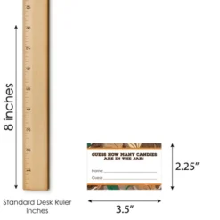 Big Dot Of Happiness Gone Hunting - How Many Candies Deer Hunting Camo Baby Shower Or Birthday Party Game - 1 Stand And 40 Cards - Candy Guessing Game -Aurora Party Sales GUEST a8765cf9 a849 4913 a38a 00a69076ac50