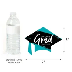 Big Dot Of Happiness Teal Graduation Party Invitations - Shaped Fill-In Invite Cards With Envelopes - Set Of 12 -Aurora Party Sales GUEST a976d3b9 ec08 4da7 b259 a01948ce233d