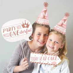 Big Dot Of Happiness 1st Birthday Little Miss Onederful - Girl First Happy Birthday Party Supplies Kit - Ready To Party Pack - 8 Guests -Aurora Party Sales GUEST a99e29fb ef15 479f 9ef9 dc6af172a8c3