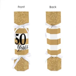 Big Dot Of Happiness We Still Do - 50th Wedding Anniversary - No Snap Anniversary Party Table Favors - DIY Cracker Boxes - Set Of 12 -Aurora Party Sales GUEST aa09e97d 4664 42e3 96e3 4df3a7e73ad6