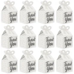 Big Dot Of Happiness Champagne Elegantly Simple - Square Favor Gift Boxes - Guest Party Favors Bow Boxes - Set Of 12 -Aurora Party Sales GUEST aad629fa caa2 49ed 9df3 edd374380cd4