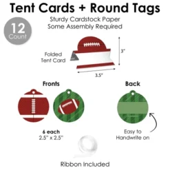 Big Dot Of Happiness End Zone - Football - DIY Baby Shower Or Birthday Party Concession Signs - Snack Bar Decorations Kit - 50 Pieces -Aurora Party Sales GUEST abf533fd 4acb 466e 99e2 8498d5d68264