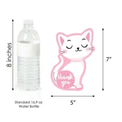 Big Dot Of Happiness Purr-fect Kitty Cat - Shaped Thank You Cards - Kitten Baby Shower Birthday Party Thank You Note Cards With Envelopes - Set Of 12 -Aurora Party Sales GUEST ac3eacbd 0165 4085 9f20 32c6bebe43a9