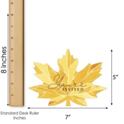 Big Dot Of Happiness Fall Foliage - Shaped Fill-In Invitations - Autumn Leaves Party Invitation Cards With Envelopes - Set Of 12 -Aurora Party Sales GUEST ac558e8f 0291 4d42 aaef 19b7c6aa6007