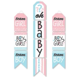 Big Dot Of Happiness Baby Gender Reveal - Hanging Vertical Paper Door Banners - Team Boy Or Girl Party Wall Decoration Kit - Indoor Door Decor -Aurora Party Sales GUEST ac7b5fef 005d 455d 8353 775923ac8a9b