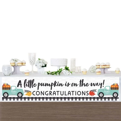 Big Dot Of Happiness Happy Fall Truck - Baby Shower Decorations Party Banner 2 Big Dot Of Happiness Happy Fall Truck - Baby Shower Decorations Party Banner - Image 2