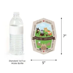 Big Dot Of Happiness Woodland Creatures - Shaped Fill-in Invitations - Baby Shower Or Birthday Party Invitation Cards With Envelopes - Set Of 12 -Aurora Party Sales GUEST acf2bdd2 32bd 473d 8906 0c4260ffab85