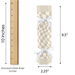 Big Dot Of Happiness Tan Checkered Party - No Snap Party Table Favors - DIY Cracker Boxes - Set Of 12 -Aurora Party Sales GUEST ad2d5190 825b 4859 b74b 199eae9df465
