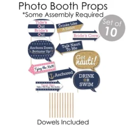 Big Dot Of Happiness Last Sail Before The Veil - Banner & Photo Booth Decor - Nautical Bachelorette Party And Bridal Supplies Kit - Doterrific Bundle 9 Big Dot Of Happiness Last Sail Before The Veil - Banner & Photo Booth Decor - Nautical Bachelorette Party And Bridal Supplies Kit - Doterrific Bundle -Aurora Party Sales GUEST ad593fa6 0826 4117 9c2e a6764e1f4d03