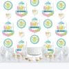 Big Dot Of Happiness Colorful Baby Shower - Gender Neutral Party DIY Dangler Backdrop - Hanging Vertical Decorations - 30 Pieces