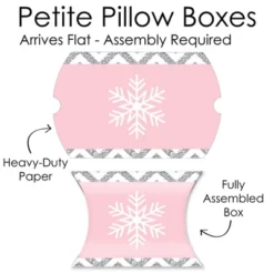 Big Dot Of Happiness Pink Winter Wonderland - Favor Gift Boxes - Holiday Snowflake Birthday Party And Baby Shower Petite Pillow Boxes - Set Of 20 9 Big Dot Of Happiness Pink Winter Wonderland - Favor Gift Boxes - Holiday Snowflake Birthday Party And Baby Shower Petite Pillow Boxes - Set Of 20 -Aurora Party Sales GUEST ae83af56 0e58 463a ba51 8d3578b29f23
